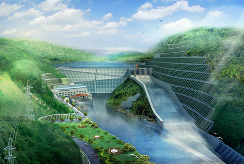 古田老挝南塔河1号水电站项目